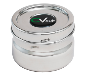 CVault Twist Storage Container Small with Top Open