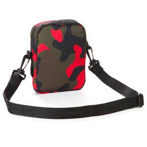 Cookies Layers Honeycomb Shoulder Bag Nylon Red Camo Back