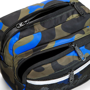 Cookies Vertex Ripstop Crossbody Shoulder Bag Blue Camo Zipper