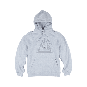 Higher Standards Hoodie - Concentric Triangle Grey