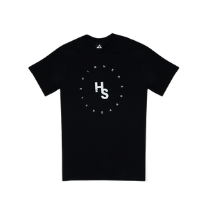 Higher Standards T-Shirt - Circle Logo Black