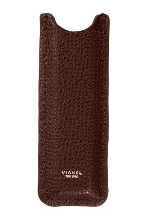 Vianel Calfskin Vape Case Brown