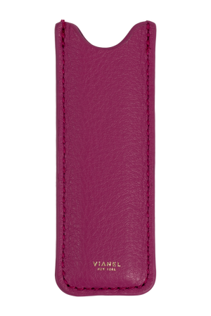Vianel Calfskin Vape Case Dark Pink