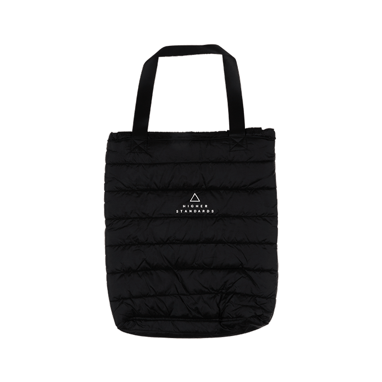 Higher Standards Stuffable Down Tote Black Back