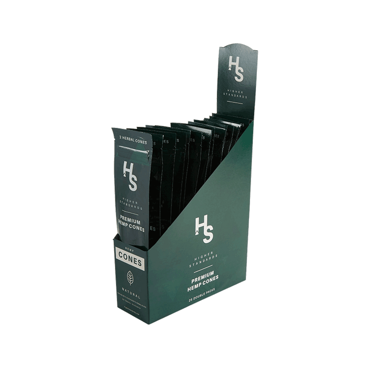 Higher Standards Premium Hemp Cones Box