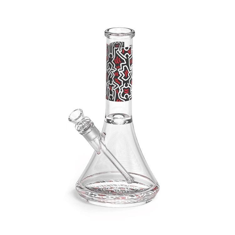 K.Haring Water Pipe Black Red and White