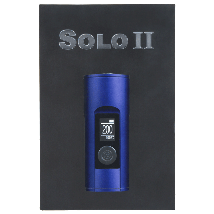 Arizer Solo 2 Vaporizer blue box
