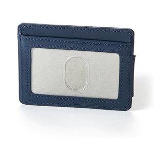 Cookies Big Chip Money Clip and Leather Card Holder Navy Card Slot