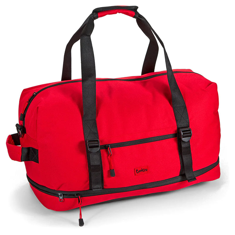 Cookies Explorer Duffle Bag Red Back with Zipper