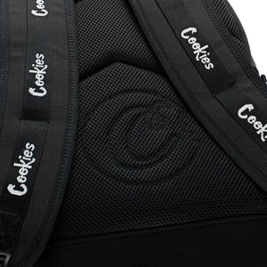 Cookies Off The Grid Smell Proof Backpack Black Straps and Logo