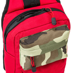 Cookies Rack Pack Over The Shoulder Bag Red Zipper