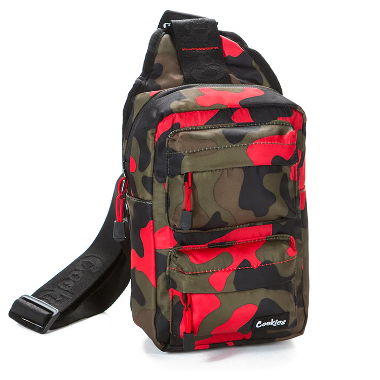 Cookies Rack Pack Over The Shoulder Bag Red Camo