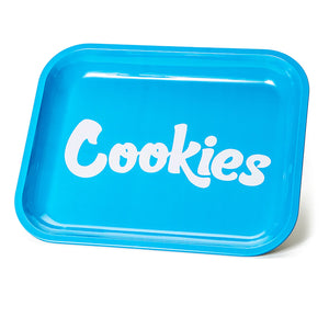 Cookies Rolling Tray Metal Large Blue