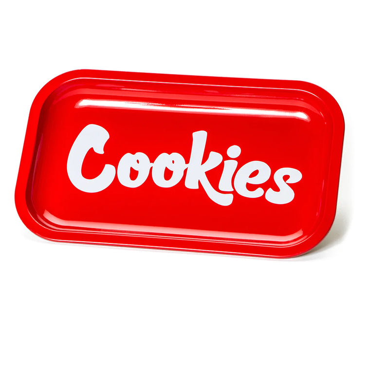 Cookies Rolling Tray Metal Medium Red