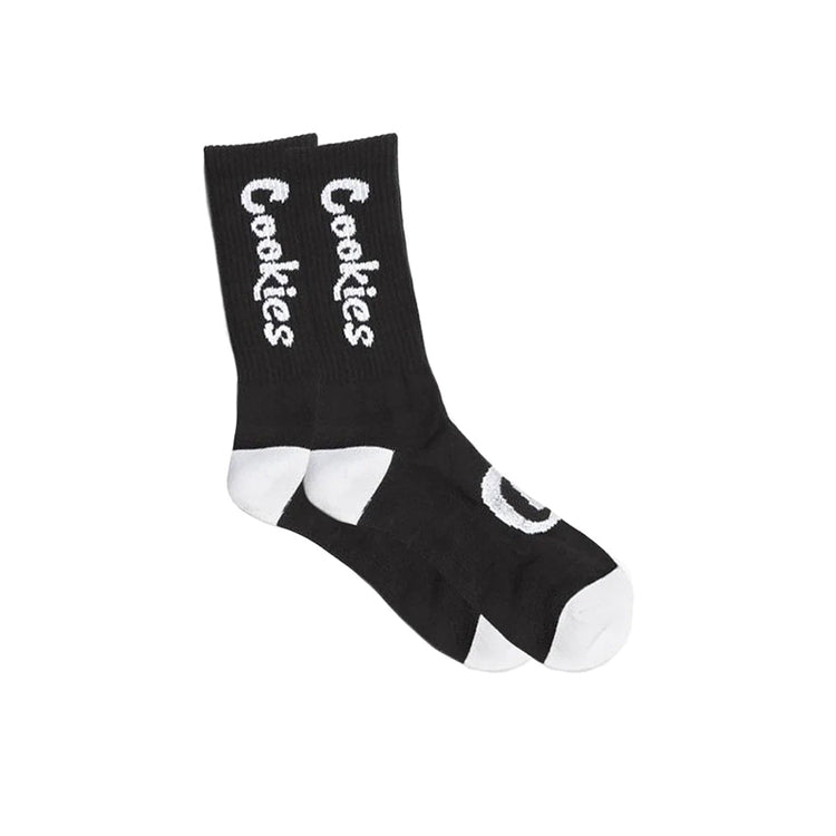 Cookies Socks Original Mint Black with White Logo