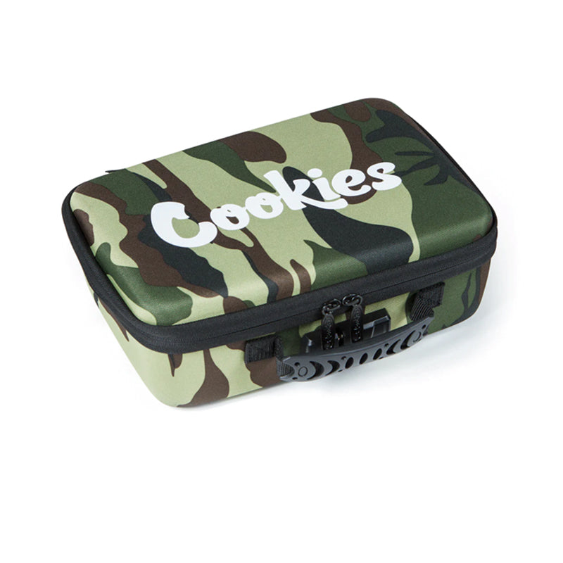 Cookies Strain Case with Lock Green Camo
