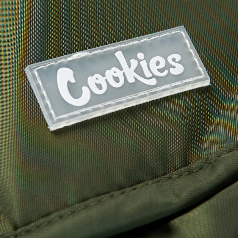 Cookies Traveler Sling Bag Nylon Green Cookies Logo