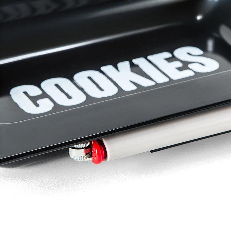 Cookies V3 Rolling Tray 3.0 with Cover Detachable Tray Black Lighter Holder