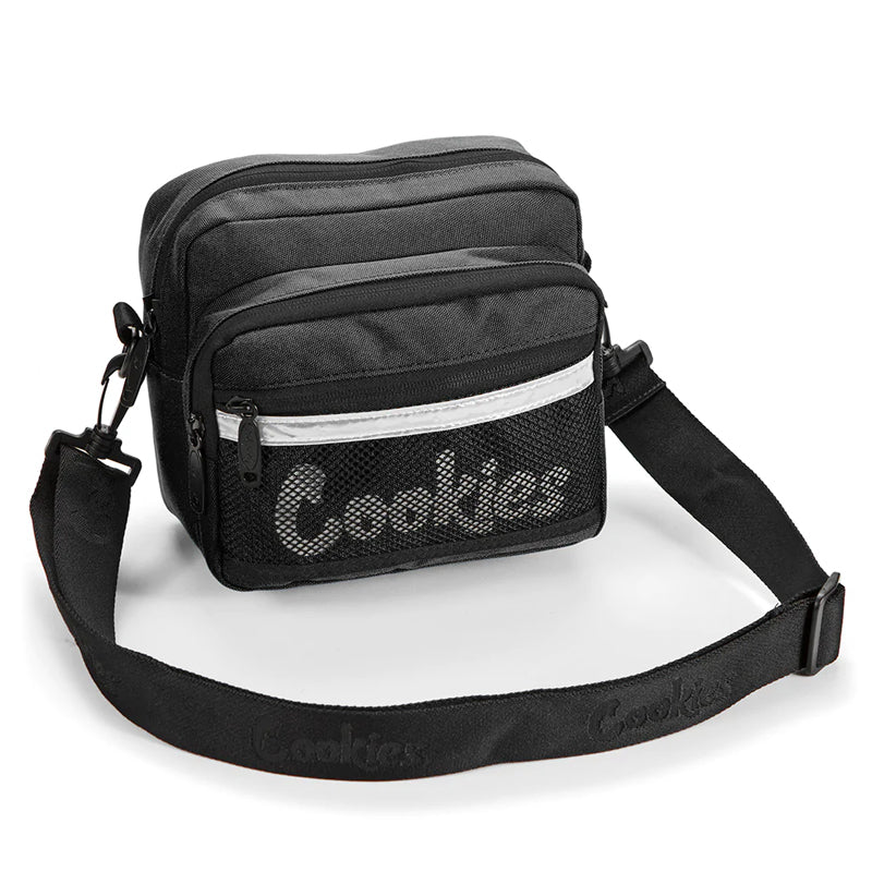 Cookies Vertex Ripstop Crossbody Shoulder Bag Black