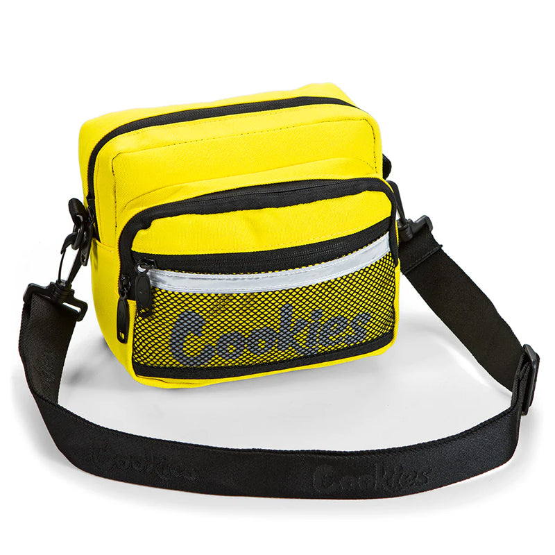 Cookies Vertex Ripstop Crossbody Shoulder Bag Yellow