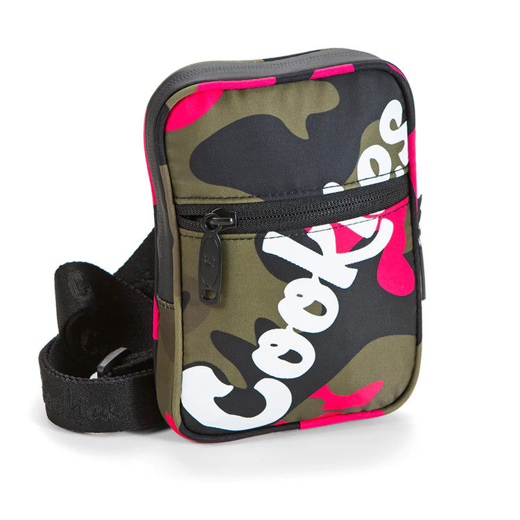 Cookies Honeycomb Utility Bag Mint Nylon Red and Olive Camo