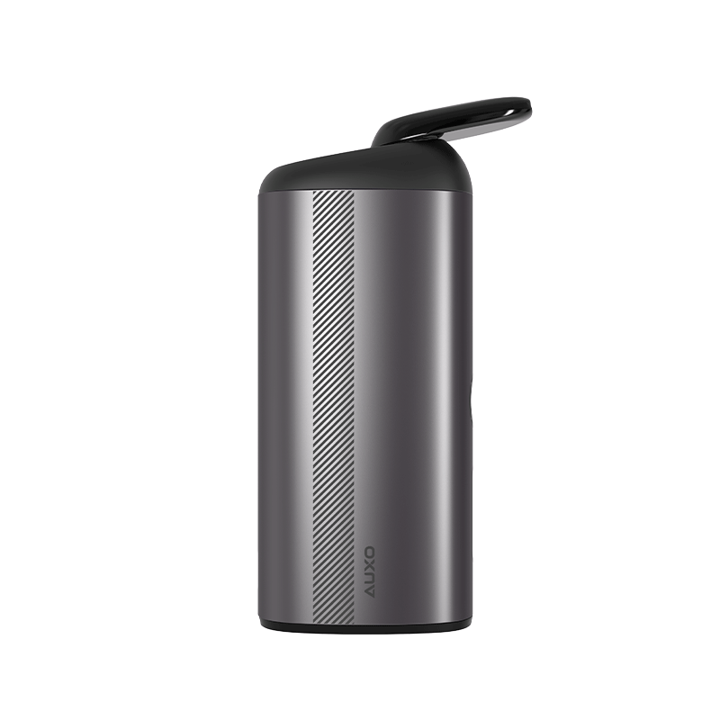 AUXO Calent Vaporizer Silver with Mouthpiece Extended