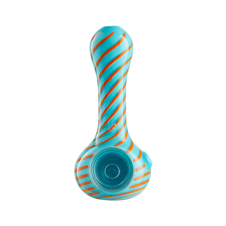Eyce ORAFLEX Spiral Spoon Blue with Orange Stripes