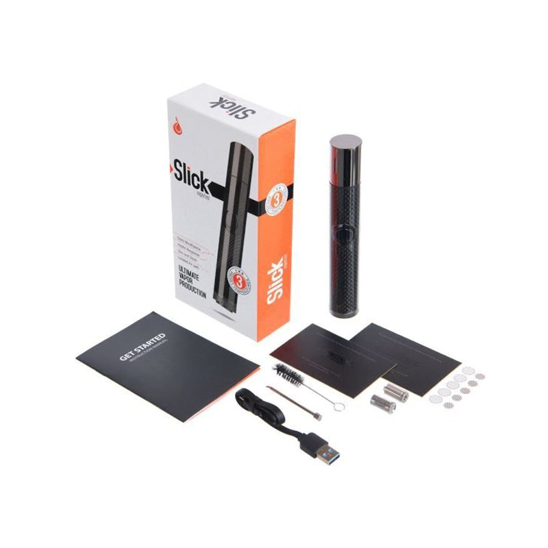 Flowermate Slick Vaporizer Included Items and Box