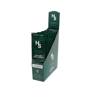 Higher Standards Premium Natural Hemp Wraps Box of 25