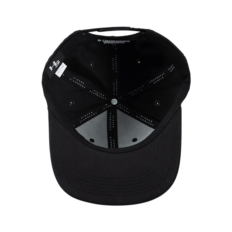 Higher Standards Snapback Hat Black Inside