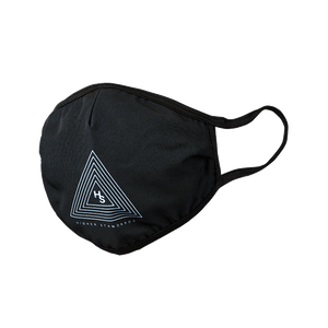 Higher Standards Face Mask Concentric Triangles