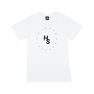 Higher Standards T-Shirt - Circle Logo White