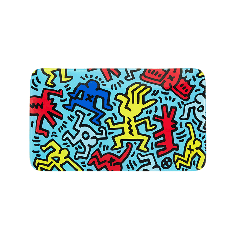 K.Haring Tray Blue Multi Colored