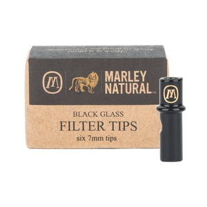 Marley Natural Glass Filter Tips 7mm Pack of 6 Black