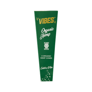 VIBES Cones King Size Single Pack Organic Hemp