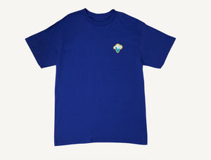 Vapor.com T Shirt Blue Front