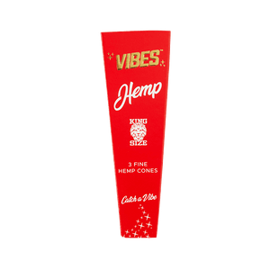 VIBES Cones King Size Single Pack Hemp