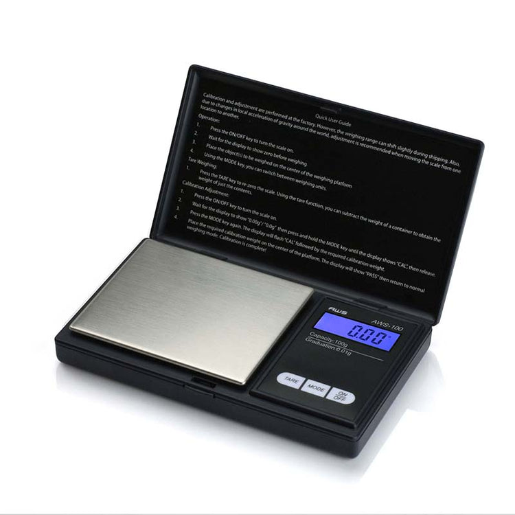 AWS Signature Series Digital Pocket Weight Scale Black