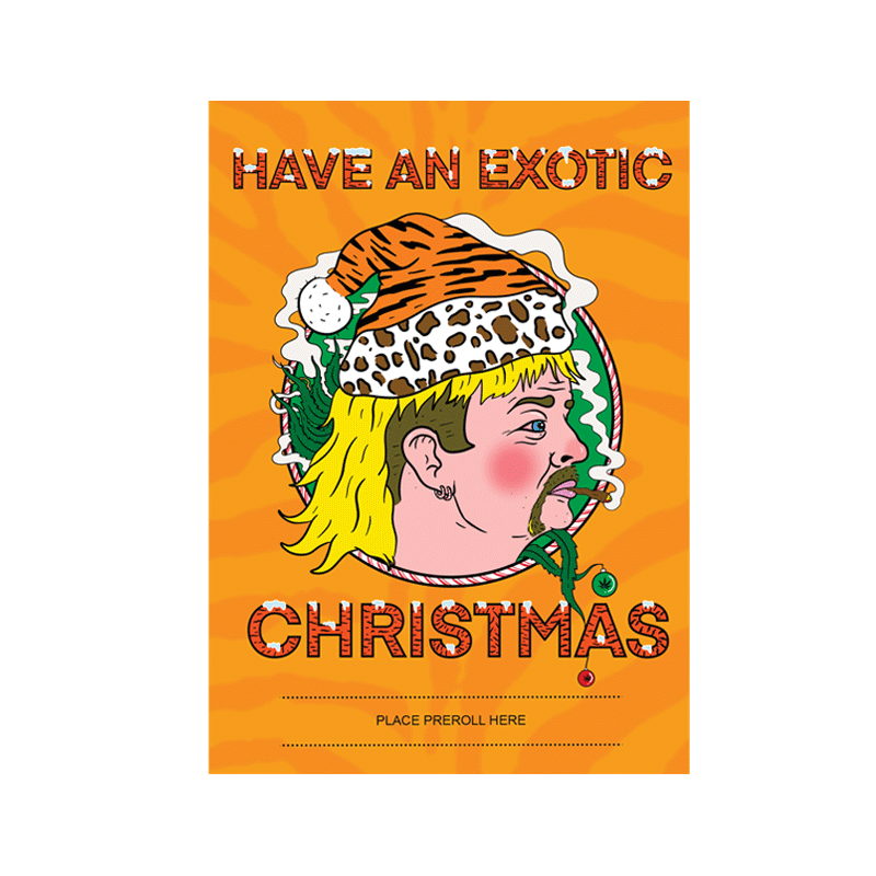 Have an Exotic Christmas 420 Cardz Christmas Card