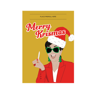 Merry Krismas 420 Cardz Christmas Card