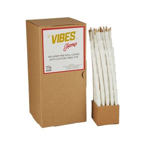 VIBES Cones Bulk Box Hemp 1.25 Size