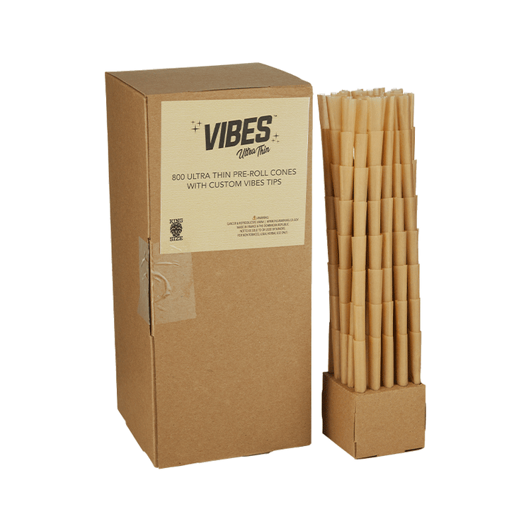 VIBES Cones Bulk Box King Size Ultra Thin