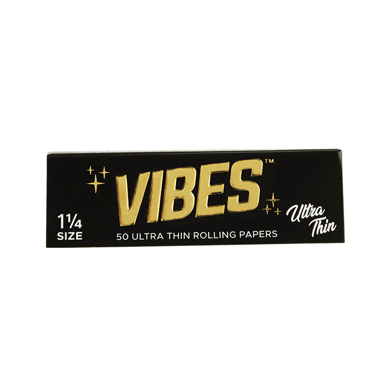 VIBES Rolling Papers 1 1/4 Size Single Pack Ultra Thin